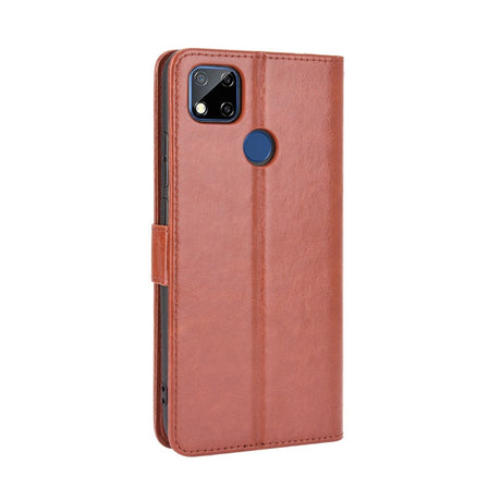 Xiaomi Redmi 9C Neutral Flip Leather Cover m. Lommebok - Brun