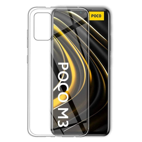 Xiaomi Poco M3 fleksibelt deksel - Gjennomsiktig