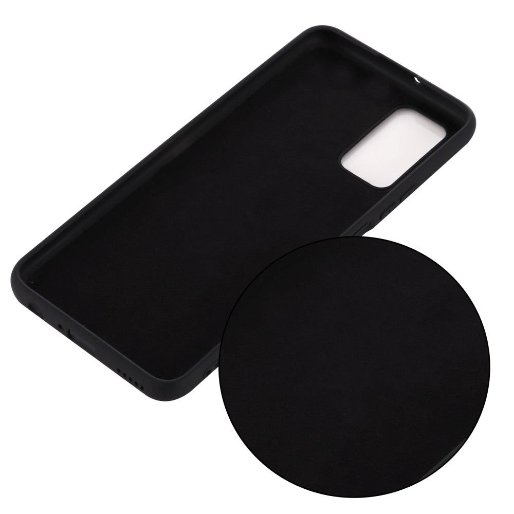 Xiaomi Poco M3 Liquid Silikone Bagside Cover - Sort