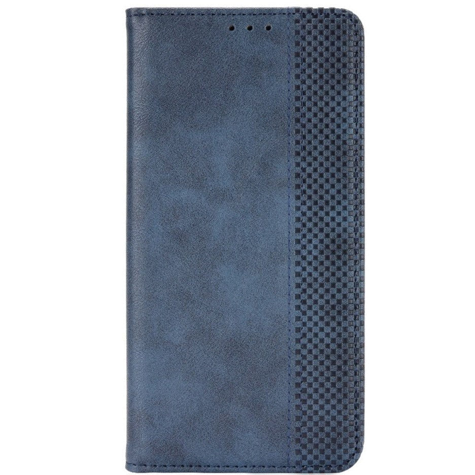 Xiaomi Redmi Note 11 Pro+ (pluss) Vintage Flip Cover W. Lommebok - Kunstskinn - Blå