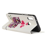 Alcatel 1S (2020) Skinndeksel m. Lommebok Owl Family