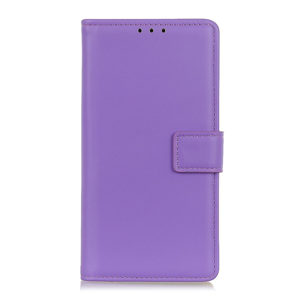 Alcatel 1S (2021) / 3L (2021) Leather Flip Cover m. Lommebok - Lilla