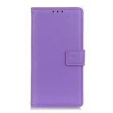 Alcatel 1S (2021) / 3L (2021) Leather Flip Cover m. Lommebok - Lilla