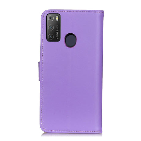 Alcatel 1S (2021) / 3L (2021) Leather Flip Cover m. Lommebok - Lilla