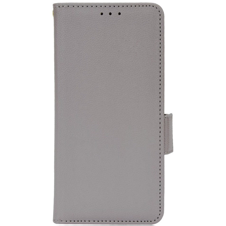 Alcatel 1S (2021) / 3L (2021) PU Litchi Leather Flip Cover m. Lommebok - Grå