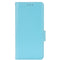 Alcatel 1S (2021) / 3L (2021) PU Litchi Leather Flip Cover m. Lommebok - Turkis