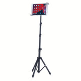 Tablet Tripod Stativ m. Justerbar Tablet Holder - Sort