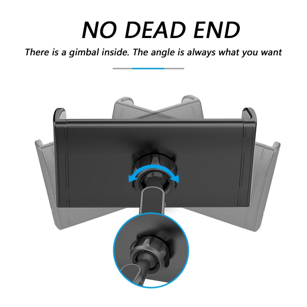 Backseat Car Mount Til Bilens Nakkestøtte - Max Mobil: 195mm x 100mm - Rød