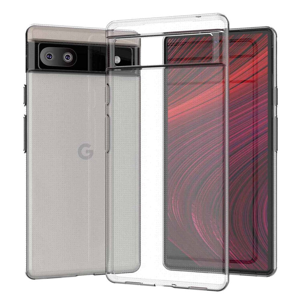 Google Pixel 6a fleksibelt plastdeksel – gjennomsiktig