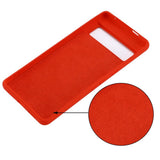 Google Pixel 7 Pro Liquid Silikone Cover m. Strop - Rød