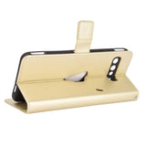 Asus ROG Phone 3 (ZS661KS) Nøytralt skinndeksel m. Lommebok gull