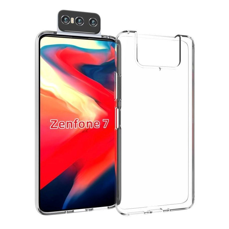 Asus Zenfone 7 ZS670KS / 7 Pro ZS671KS Fleksibelt Plast Cover - Gennemsigtig