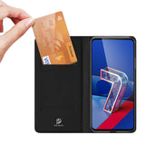 Asus Zenfone 7 ZS670KS / 7 Pro ZS671KS DUX DUCIS Skin Pro Series Lærdeksel m. Kortholder - Sort