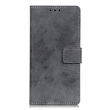 Asus ROG Phone 5 Vintage Leather Flip Cover m. Lommebok - Grå