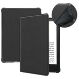 Amazon Kindle Paperwhite 5 11. generasjon (2021) Leather Flip Cover m. Sleep Function - Svart