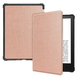 Amazon Kindle Paperwhite 5 11. generasjon (2021) Leather Flip Cover m. Søvnfunksjon - Rose Gold