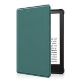 Amazon Kindle Paperwhite 5 11. generasjon (2021) Leather Flip Cover m. Søvnfunksjon - Grønn