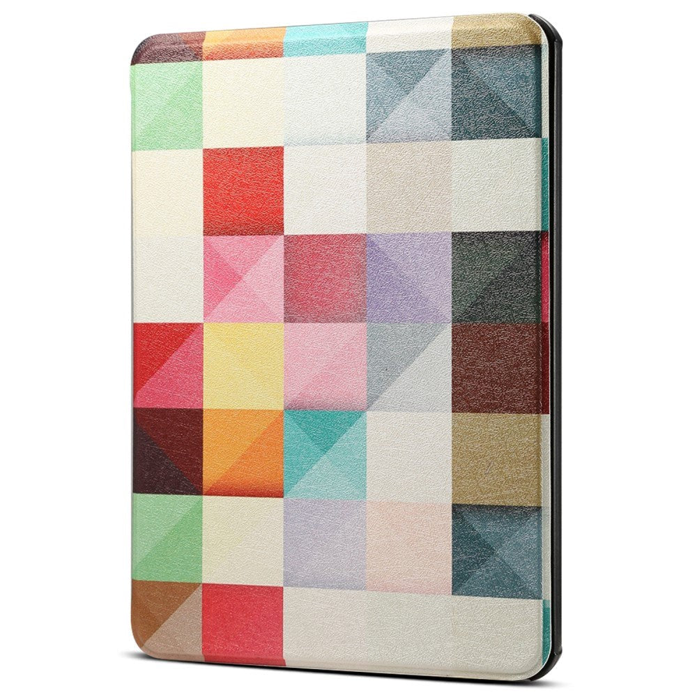 Amazon Kindle Paperwhite 5 11. generasjon (2021) Faux Leather Flip Cover m. Søvnfunksjon - Geometri