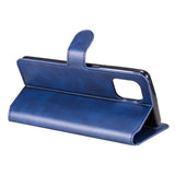 Oppo Find X3 Pro Leather Flip Cover m. Lommebok og magnetisk lukking - blå