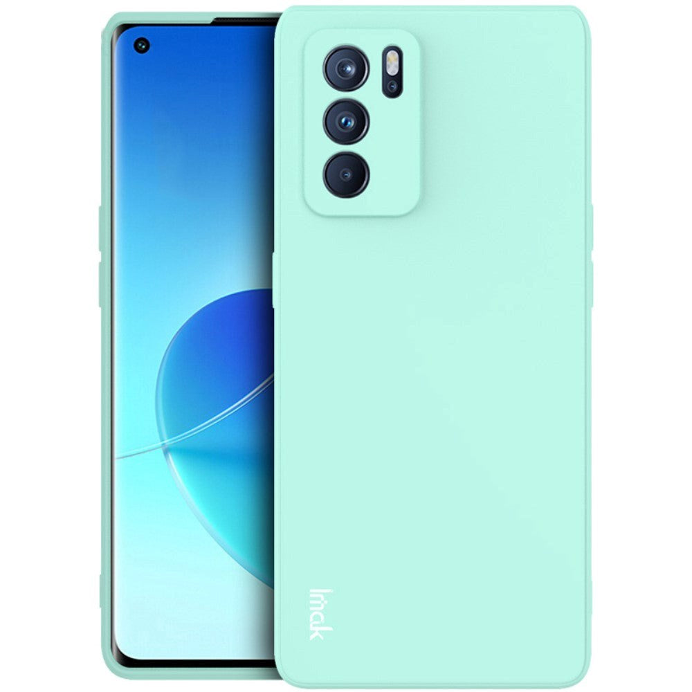 Oppo Reno6 Pro IMAK fleksibelt bakdeksel - Cyan