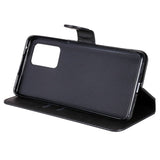 Oppo Reno6 Pro Leather Flip Cover m. Lommebok og magnetisk lukking - svart