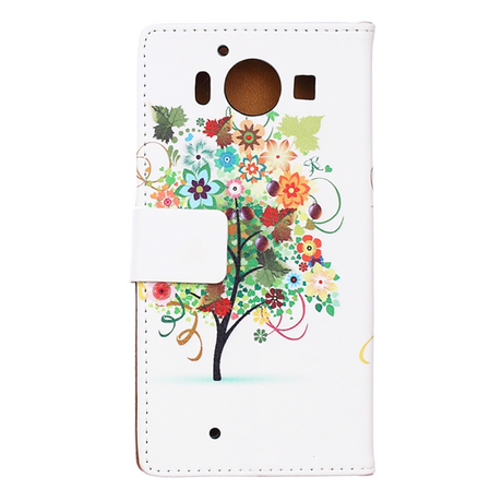 Microsoft Lumia 950 inCover Flip Cover m. Stativ - Spring Tee