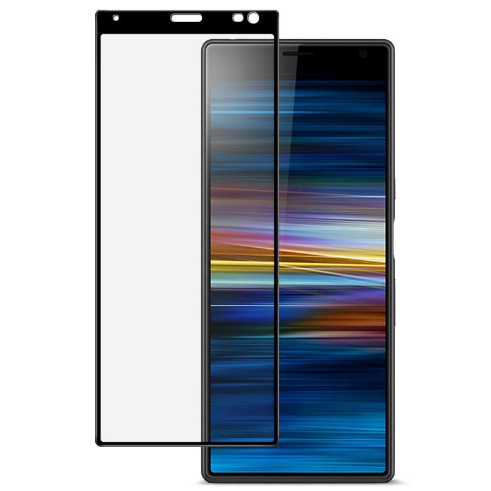 Sony Xperia 10 Plus IMAK skjermbeskytter i herdet glass med full dekning - svart kant