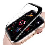 Apple Watch Series 4/5/6/SE (44 mm) - Full-Fit - Skjermbeskytter - Svart