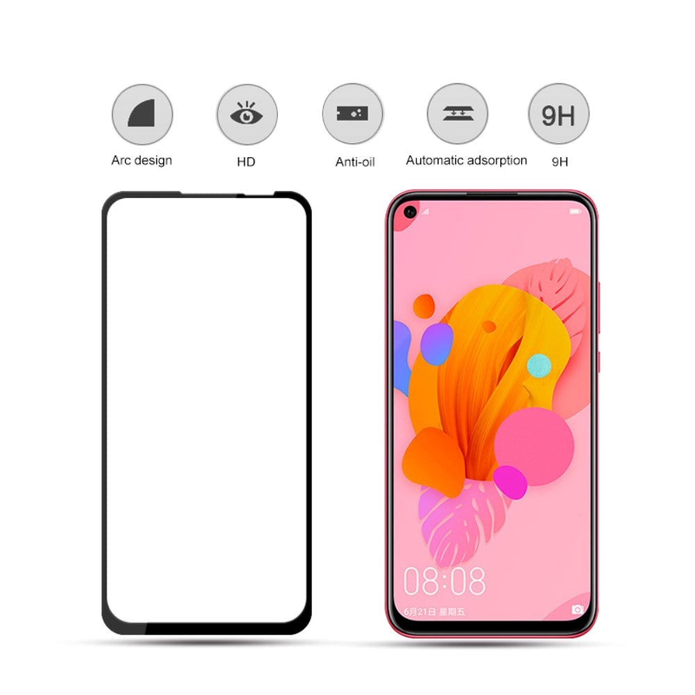Huawei P20 Lite (2019) AMORUS skjermbeskytter - Full Fit - Svart