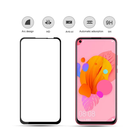 Huawei P20 Lite (2019) AMORUS skjermbeskytter - Full Fit - Svart
