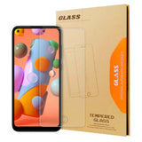 Samsung Galaxy M11 Case Friendly Skjermbeskytter - Herdet glass - Gjennomsiktig