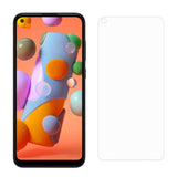 Samsung Galaxy M11 Case Friendly Skjermbeskytter - Herdet glass - Gjennomsiktig
