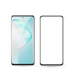 Samsung Galaxy S10 Lite - Hærdet Skærmbeskyttelsesglas - Gennemsigtig / Sort