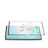 Samsung Galaxy S10 Lite - Hærdet Skærmbeskyttelsesglas - Gennemsigtig / Sort