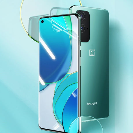 OnePlus 9 BENKS Hydro Skjermbeskytter - Full passform - Gjennomsiktig