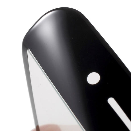 iPhone SE (2022/2020)/8/7 skjermbeskytter - Full-Fit - m. Fleksibel ramme - svart