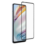 Motorola Moto G60 Full Fit herdet glass - Skjermbeskytter - Gjennomsiktig / svart kant