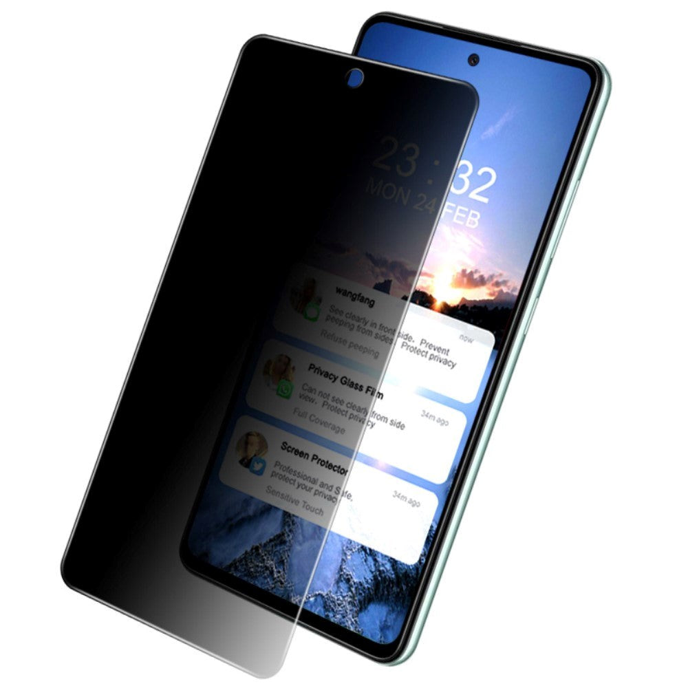 Samsung Galaxy A52s 5G / A52 (4G / 5G) Imak Anti-Peep-skjermbeskytter - Herdet glass - Gjennomsiktig