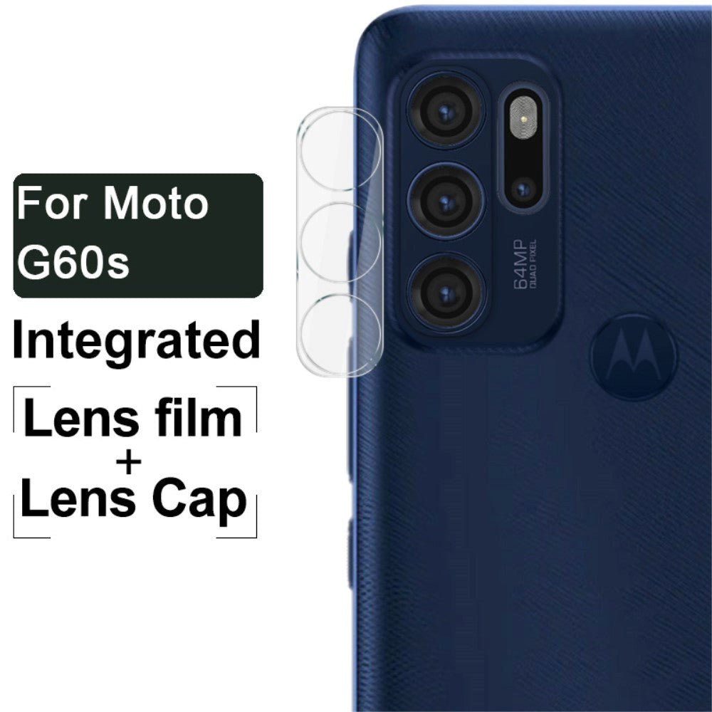 Motorola Moto G60s IMAK beskyttelsesglass for bakkamera - Gjennomsiktig