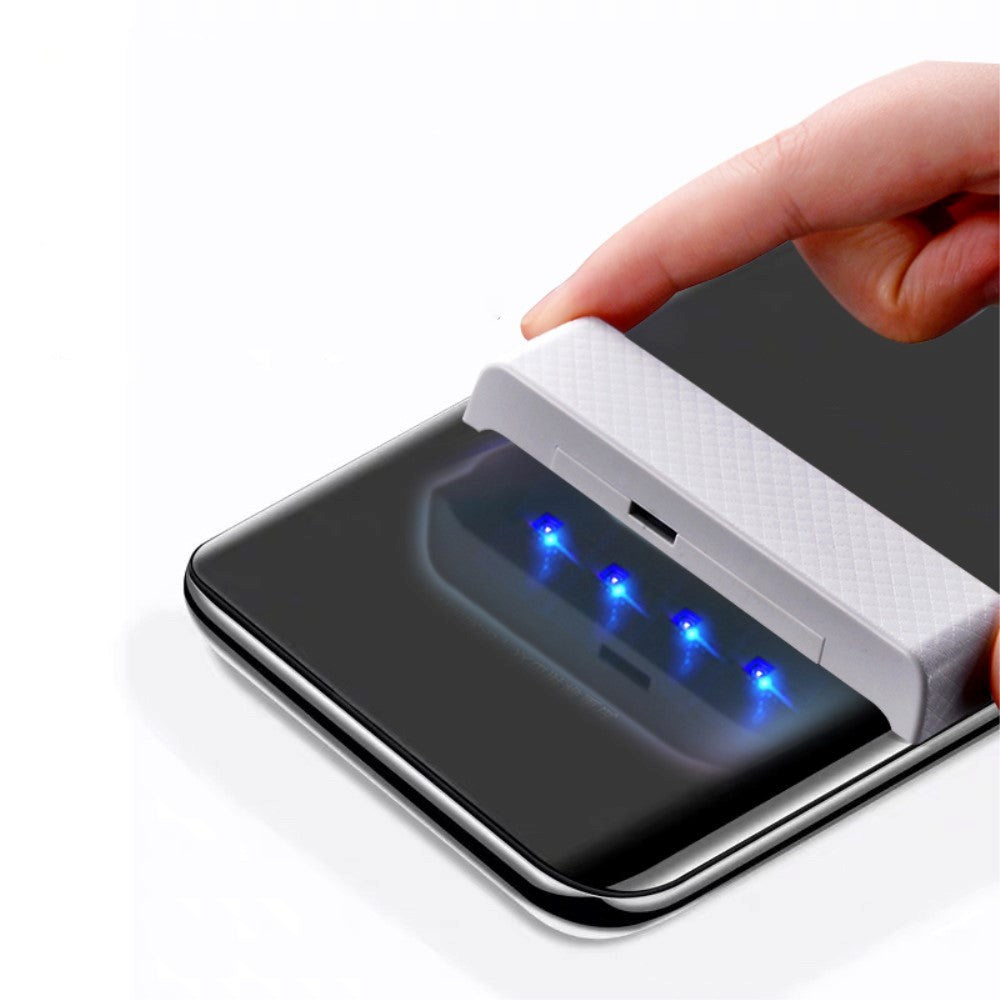 Samsung Galaxy S22 Ultra AMORUS Nano Optics m. Flytende UV - Herdet glass - Gjennomsiktig