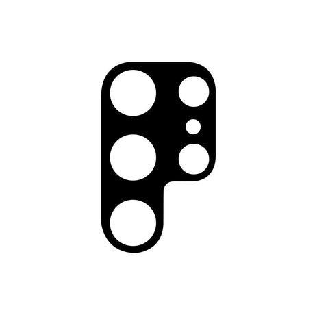 Samsung Galaxy S22 Ultra beskyttelsesglass til kameralinse - svart