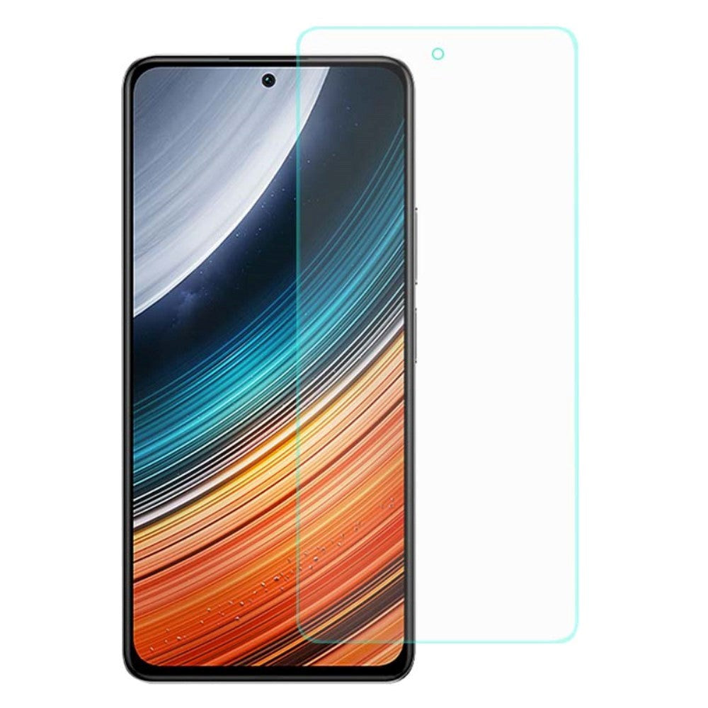 Xiaomi Poco F4 Arc Edge Tempered Glass - Veskevennlig - Beskyttende glass - Gjennomsiktig