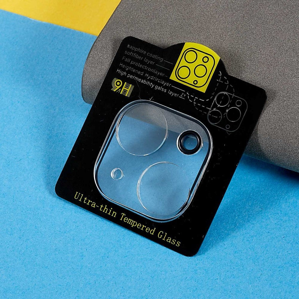 iPhone 14 / 14 Plus kameralinsebeskytter i herdet glass - 9H - Gjennomsiktig