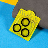 iPhone 14 Pro / 14 Pro Max herdet glass kameralinsebeskytter 2-pakning - gjennomsiktig med svart kant