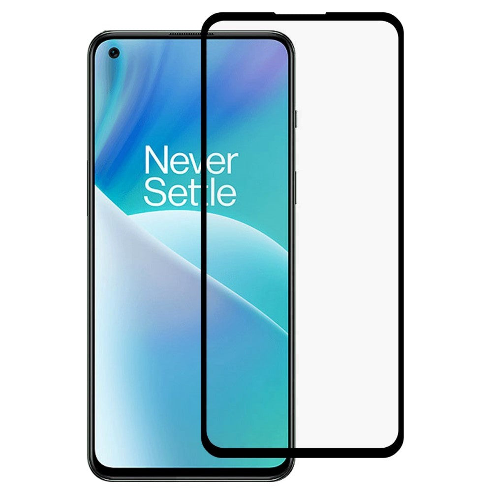 OnePlus Nord 2T (5G) skjermbeskytter i glass - Full passform - Black Edge