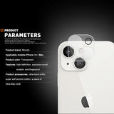 iPhone 14 / 14 Plus Bakkamera Lens Beskytter - Veskevennlig - Gjennomsiktig