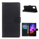 OnePlus 9 Classic Leather Flip Cover m. Lommebok - Svart