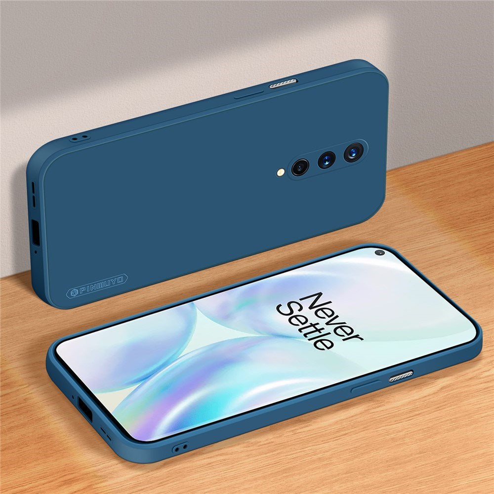Pinwuyo OnePlus 8 Silikone Mobil Cover - Blå