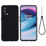 EIDERWOOD OnePlus Nord CE (5G) Liquid Silikone Mobil Cover m. Strop - Sort