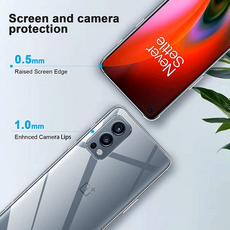 OnePlus Nord 2 (5G) Fleksibelt bakdeksel i plast - Gjennomsiktig